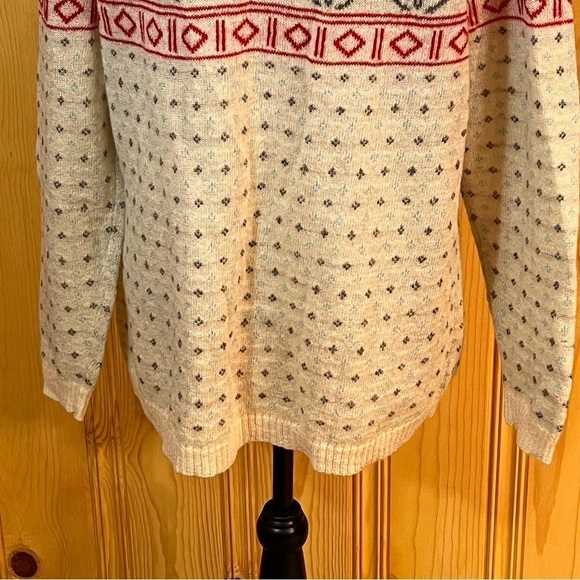 Woolrich Fair Isle Owl Mohair Sweater Sz-XL - Picture 8 of 12